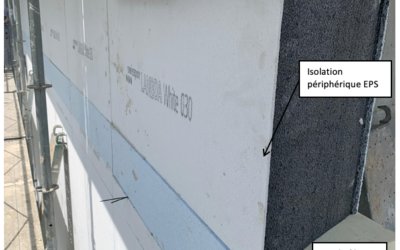 La pose de la bande filante RF1