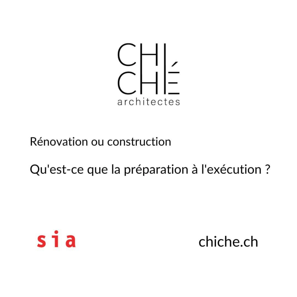 Préparation de l'exécution Préparation de l'exécution