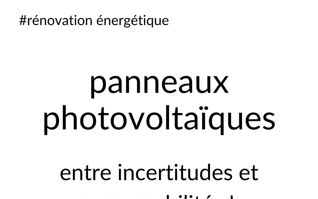 [Conseil & Complexité] Rénovation énergétique : entre incertitudes et responsabilités